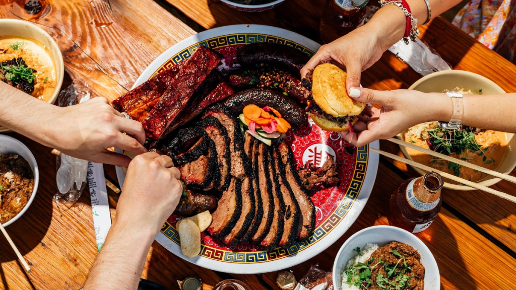 ẩm thực Houston kết hợp mua sắm